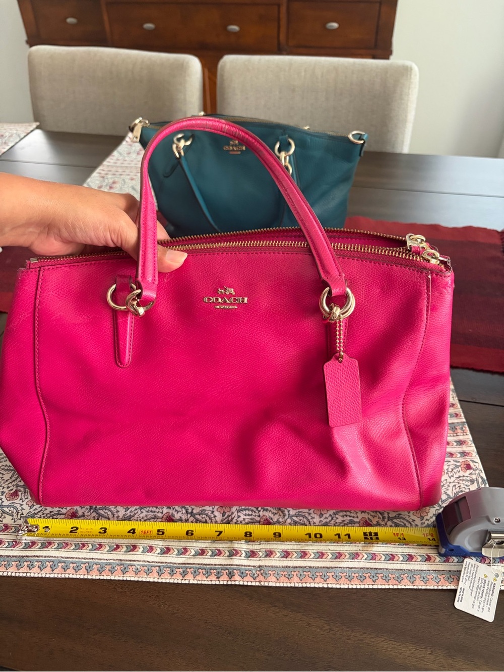 Coach Hot Pink Christie Carryall